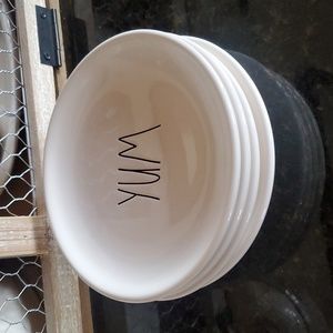 Rae dunn YUM Appetizer plates